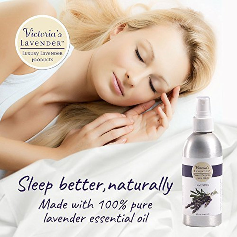 Aromatherapy Pillow and Linen Mist - Made in USA, Soothing Lavender Essential Oil, Bed and Pillow Spray for Ultimate Aromatherapy Experience - (8 Oz plus 2 Oz)