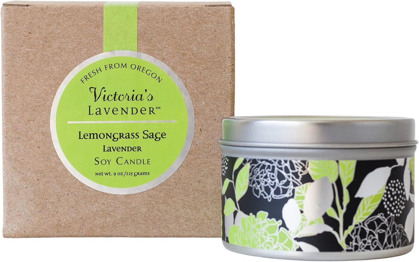 Lemongrass Lavender Luxury Scented Candles 8 Oz - Scented Candles for Home and Relaxation with Essential Oil, Ideal Soy Wax Aromatherapy, Aesthetic & Romantic, Made in the USA by