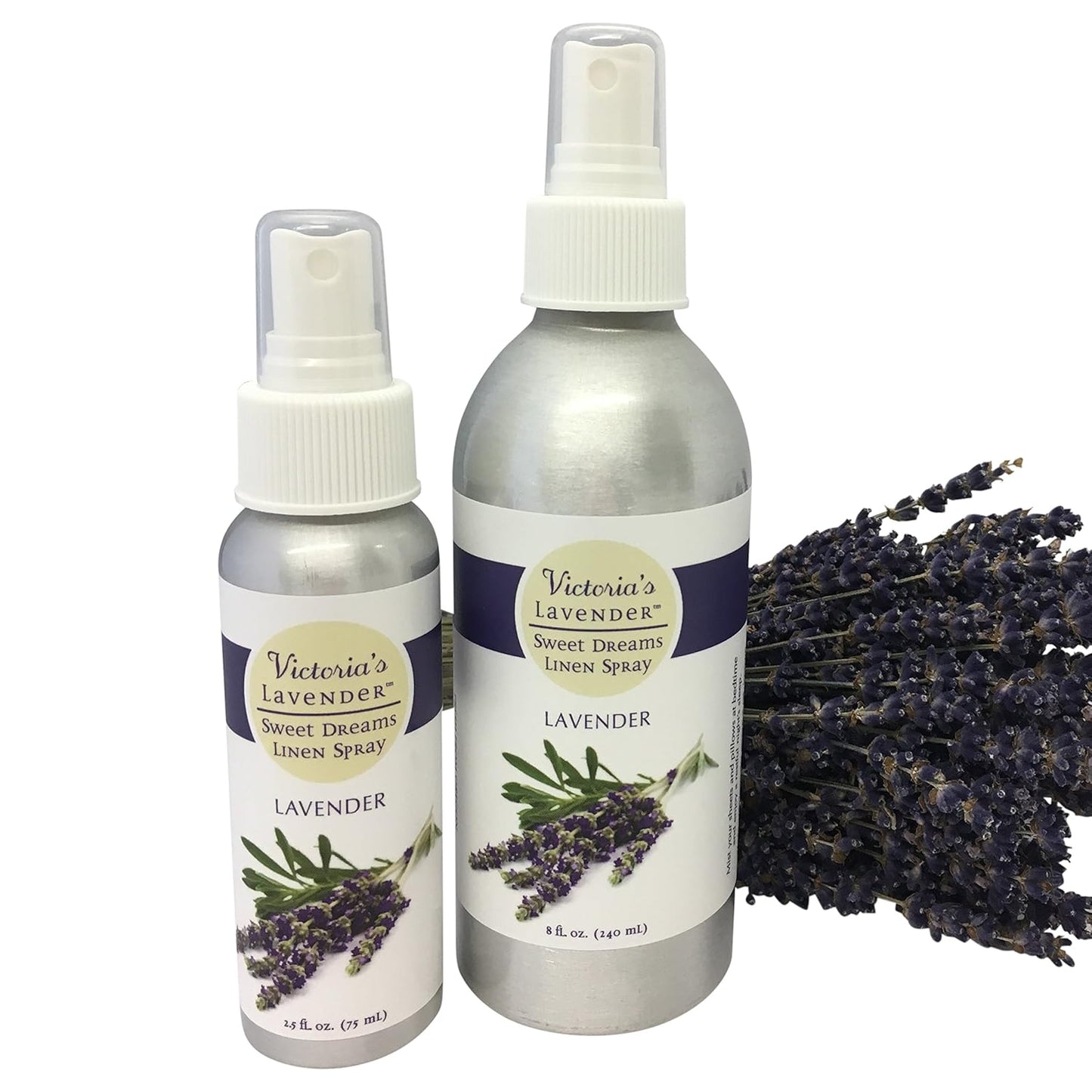 Aromatherapy Pillow and Linen Mist - Made in USA, Soothing Lavender Essential Oil, Bed and Pillow Spray for Ultimate Aromatherapy Experience - (8 Oz plus 2 Oz)