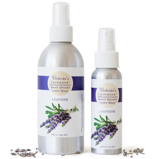 Aromatherapy Pillow and Linen Mist - Made in USA, Soothing Lavender Essential Oil, Bed and Pillow Spray for Ultimate Aromatherapy Experience - (8 Oz plus 2 Oz)