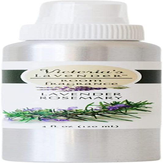 Room Spray, All Natural Home Essential Oil Concentrated Room Fragrance, Air Freshener, Bathroom Odor Eliminator - Made in the USA, Lavender Rosemary - 1 Pack (4 Fl Oz)